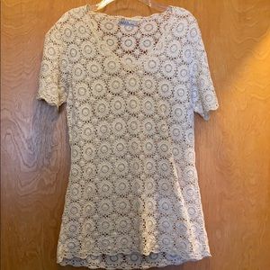 Vintage Hand Crocheted Shirt